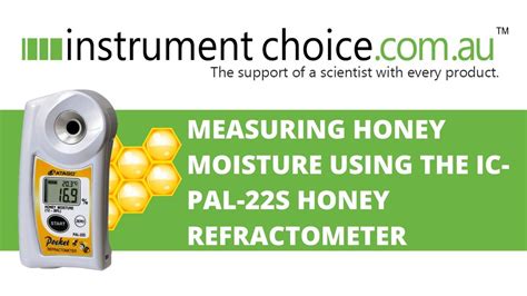 measure water content in honey